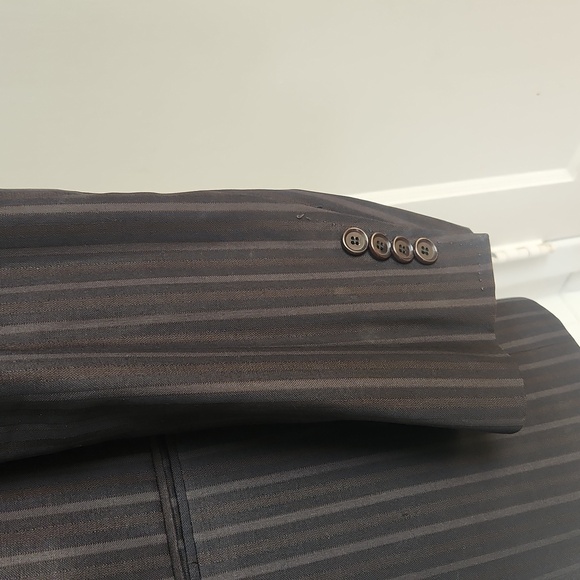 Dolce & Gabbana men pinstripe 2ps pant suit 100% wool - Picture 3 of 10